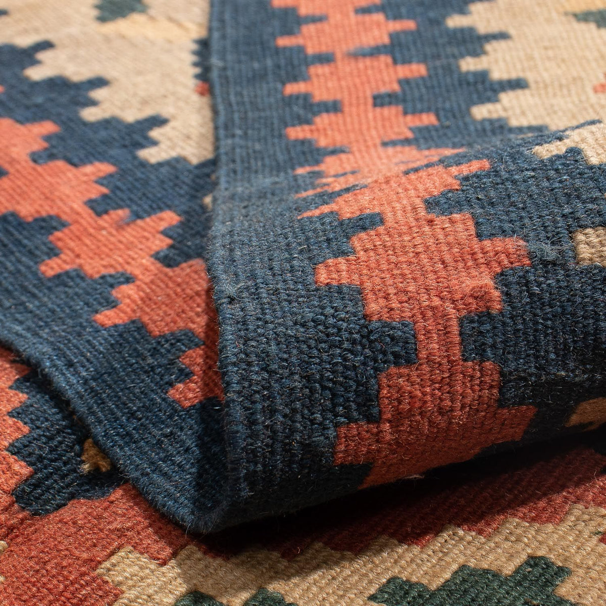 Tappeto Kelim - Orientale - 195 x 124 cm - arancione