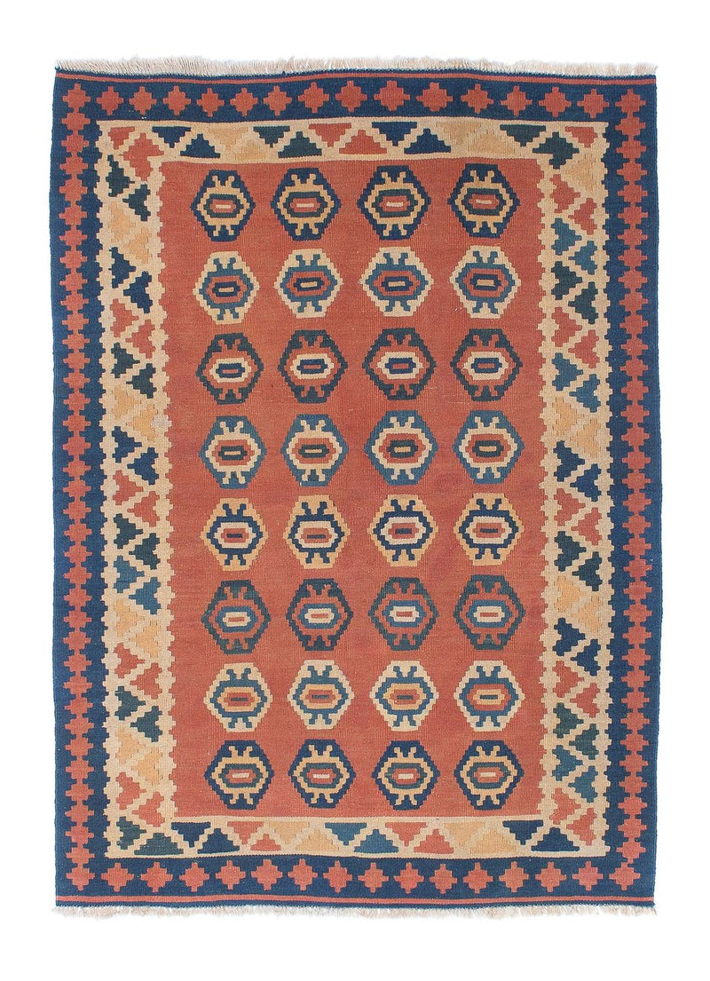 Tappeto Kelim - Orientale - 169 x 121 cm - ruggine