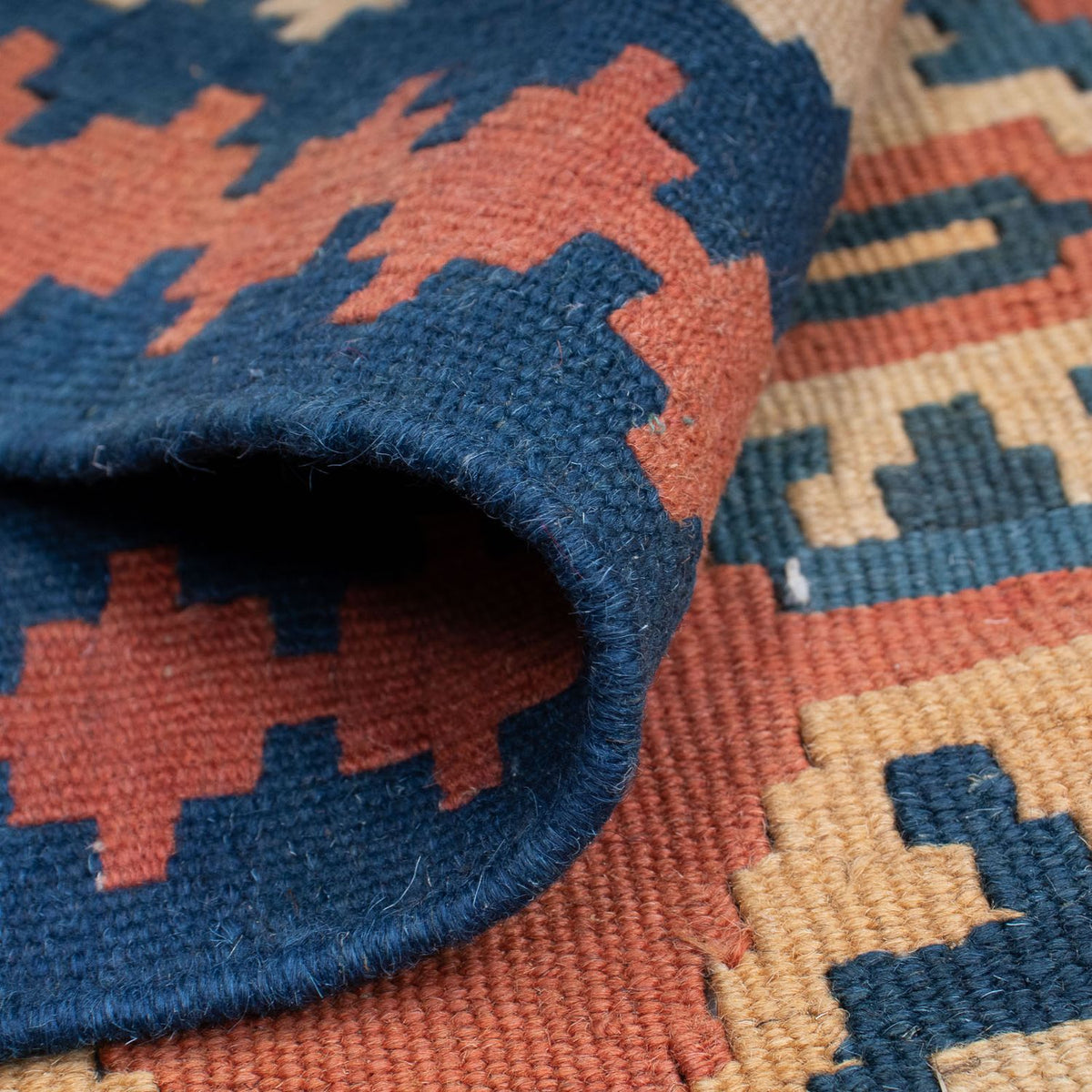 Tappeto Kelim - Orientale - 169 x 121 cm - ruggine