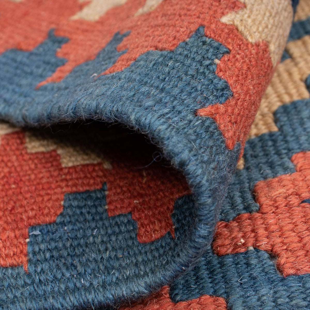 Tappeto Kelim - Orientale - 175 x 116 cm - blu