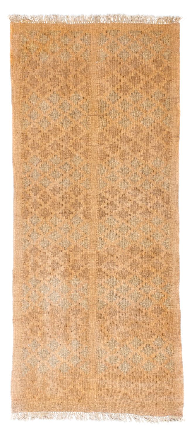 Tappeto corsia Tappeto Kelim - Orientale - 200 x 84 cm - marrone chiaro