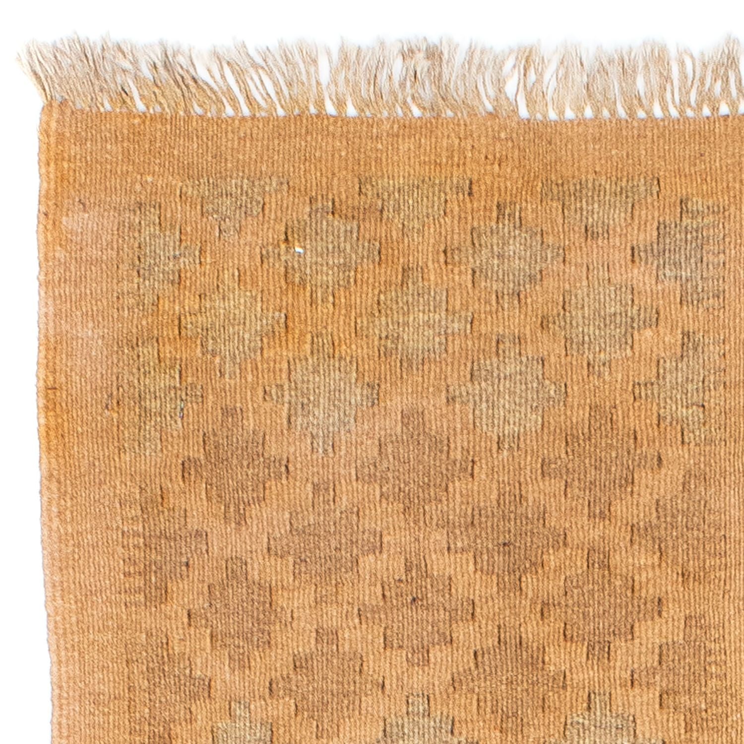 Tappeto corsia Tappeto Kelim - Orientale - 200 x 84 cm - marrone chiaro