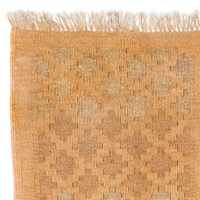 Tappeto corsia Tappeto Kelim - Orientale - 200 x 84 cm - marrone chiaro