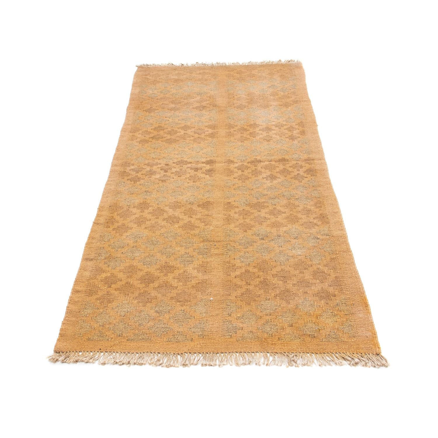 Tappeto corsia Tappeto Kelim - Orientale - 200 x 84 cm - marrone chiaro