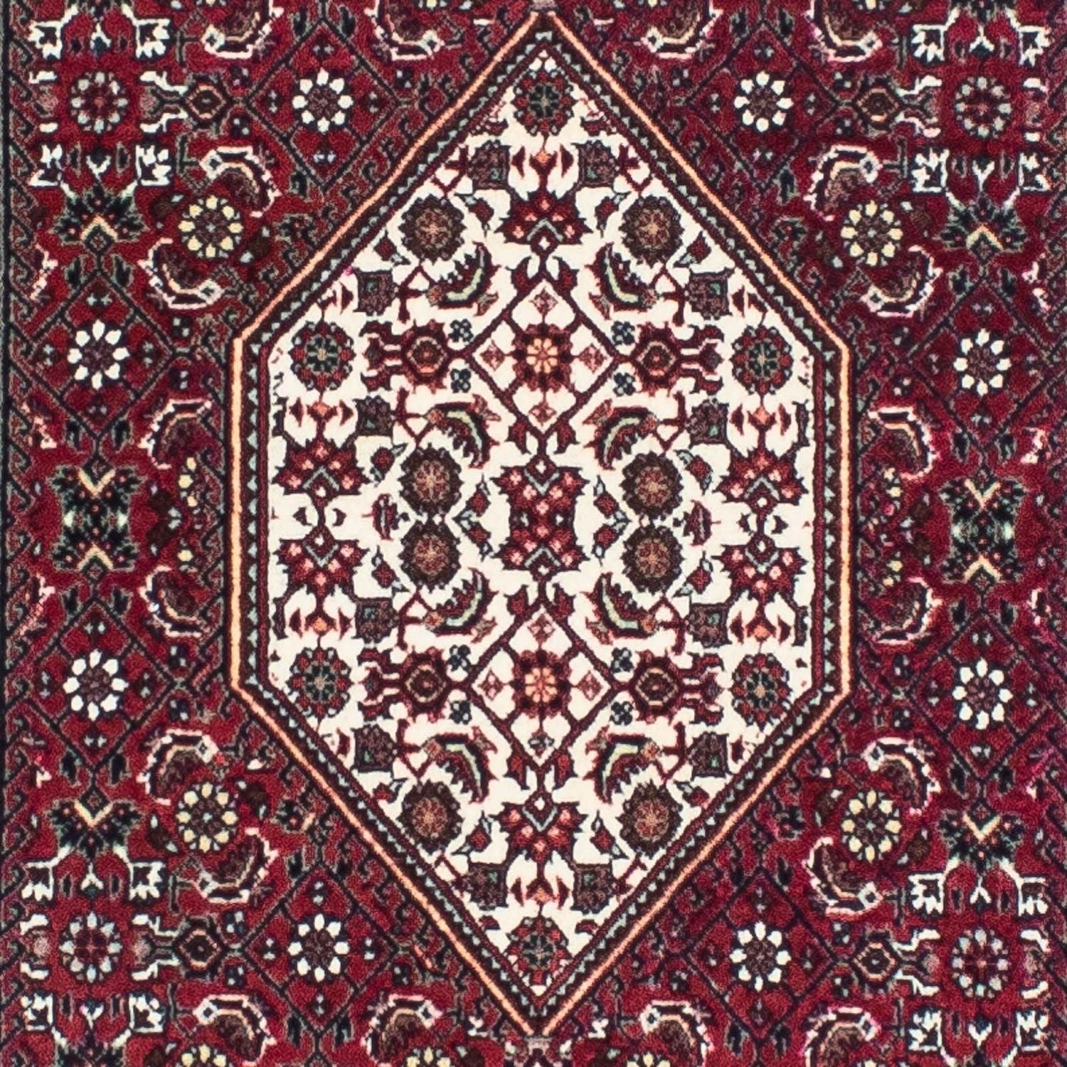 Tappeto corsia Tappeto Persero - Bidjar - 248 x 73 cm - rosso scuro