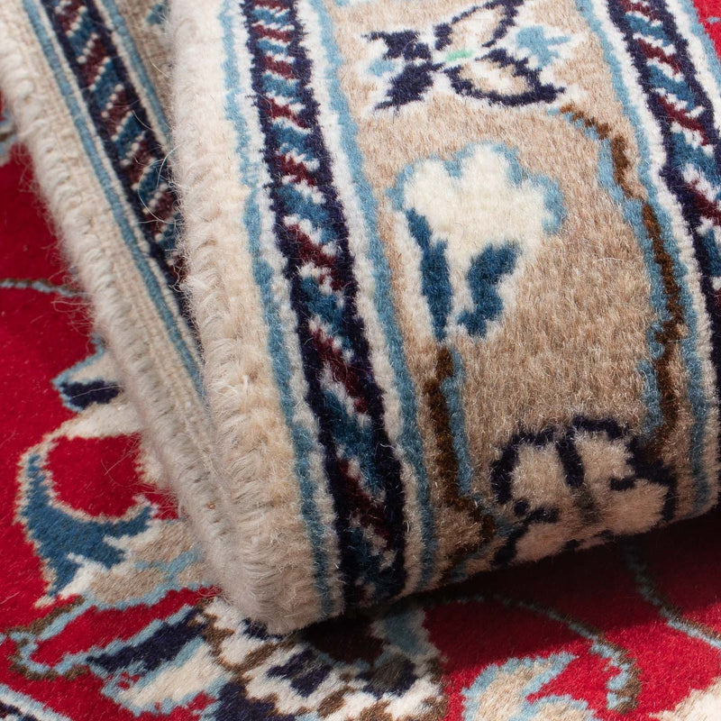 Tappeto Persero - Nain - 134 x 89 cm - rosso scuro