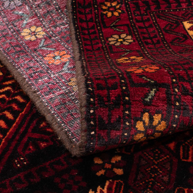 Tappeto corsia Tappeto Belutsch - 216 x 102 cm - rosso scuro