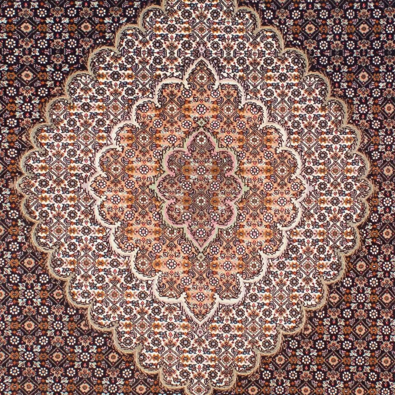 Tappeto Persero - Tabriz - 200 x 154 cm - marrone scuro