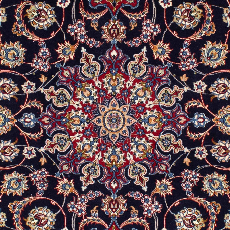 Tappeto Persero - Isfahan - Premio - 233 x 160 cm - blu scuro