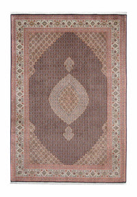 Tappeto Persero - Tabriz - 302 x 205 cm - blu scuro