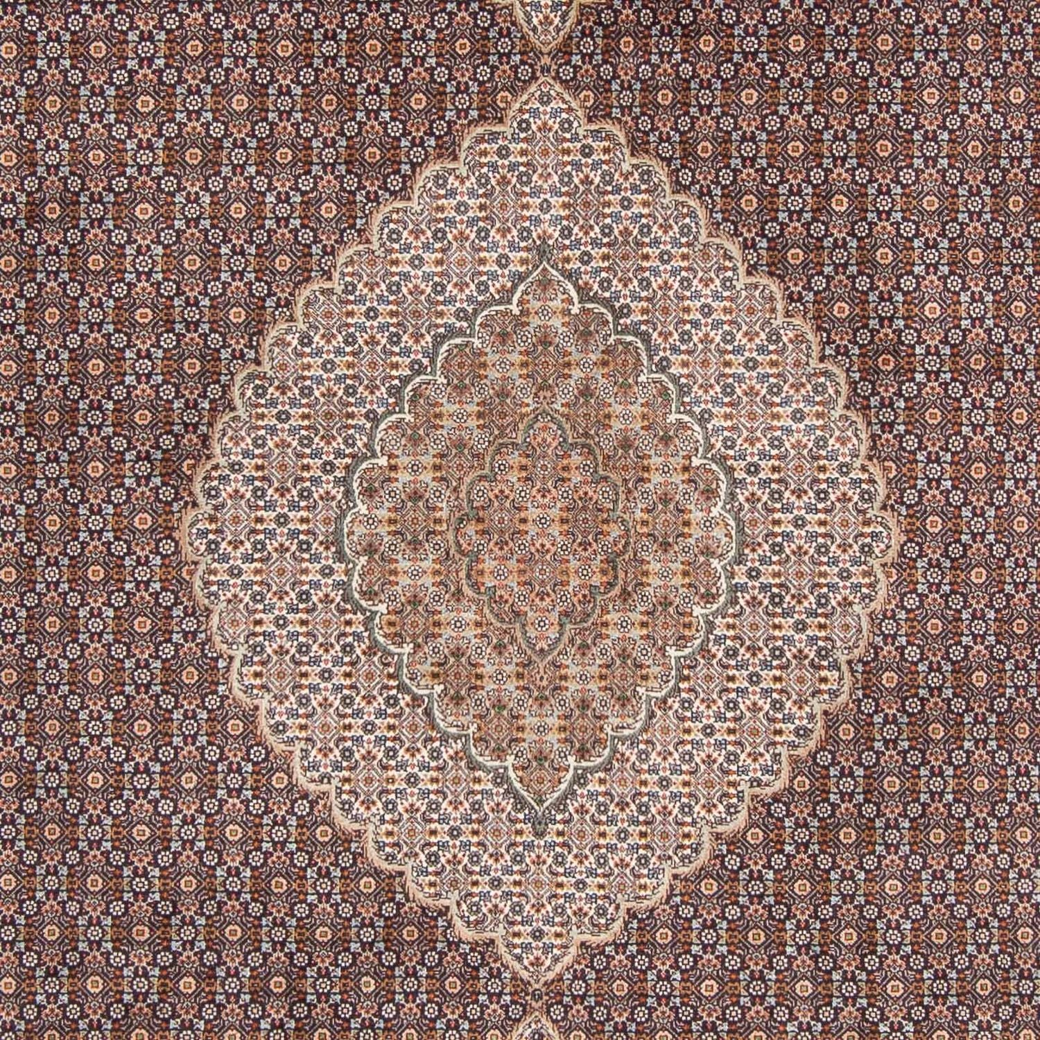 Tappeto Persero - Tabriz - 302 x 205 cm - blu scuro