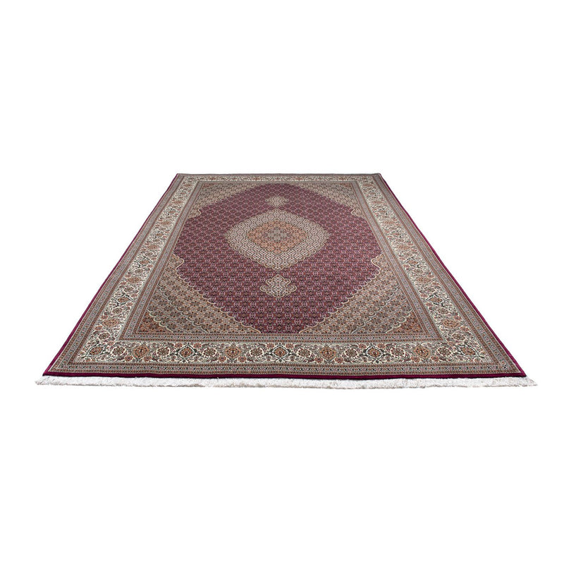 Tappeto Persero - Tabriz - 302 x 203 cm - rosso scuro