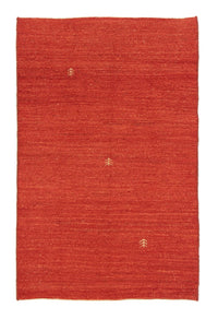 Tappeto Gabbeh - Persero - 149 x 93 cm - rosso
