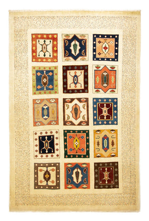 Tappeto Gabbeh - Loribaft Persero - 242 x 158 cm - beige