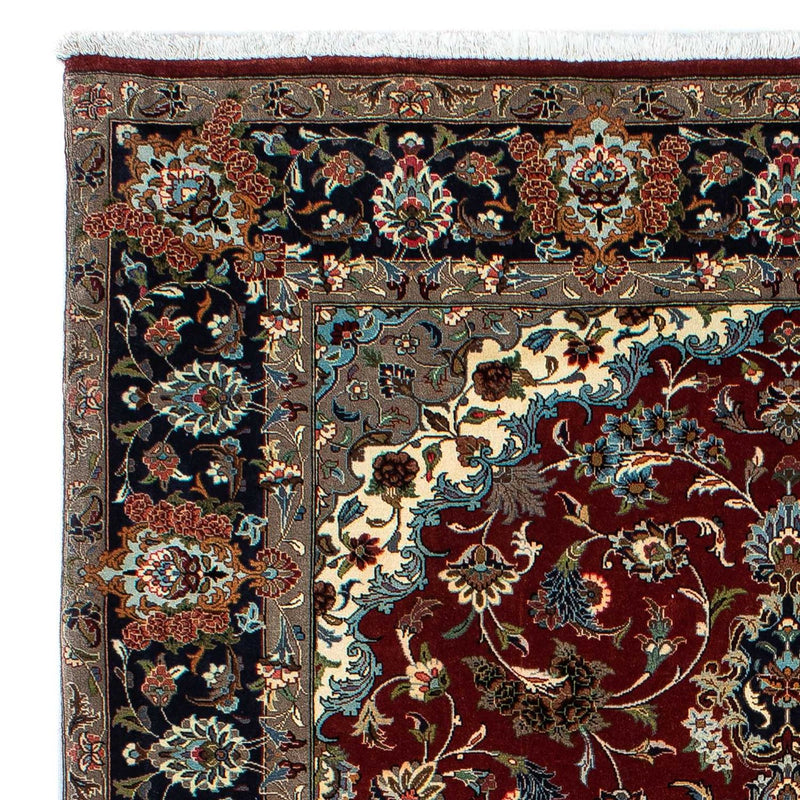 Tappeto Persero - Ghom - 204 x 138 cm - rosso scuro