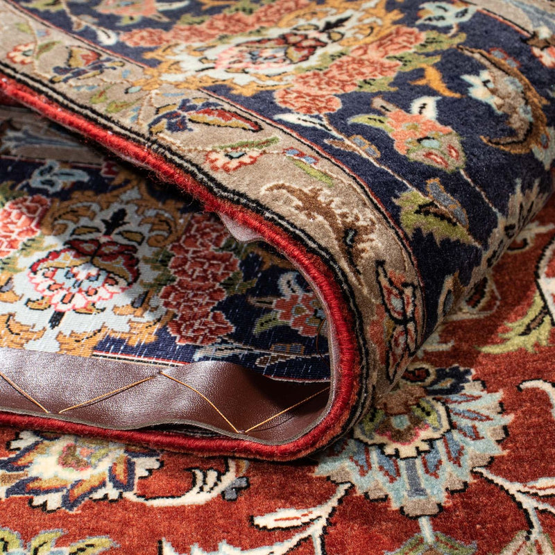 Tappeto Persero - Ghom - 204 x 138 cm - rosso scuro