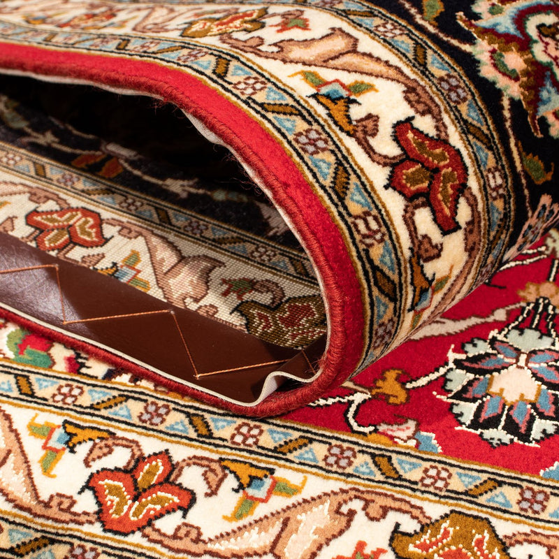 Tappeto Persero - Tabriz - Reale quadrato  - 208 x 200 cm - rosso