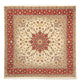 Tabriz - 50 Raj Tappeto 208x209cm - Tappeto persiano