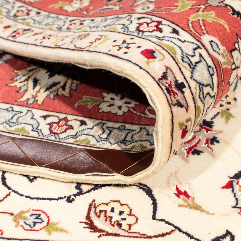 Tappeto Persero - Tabriz - Reale quadrato  - 209 x 208 cm - beige