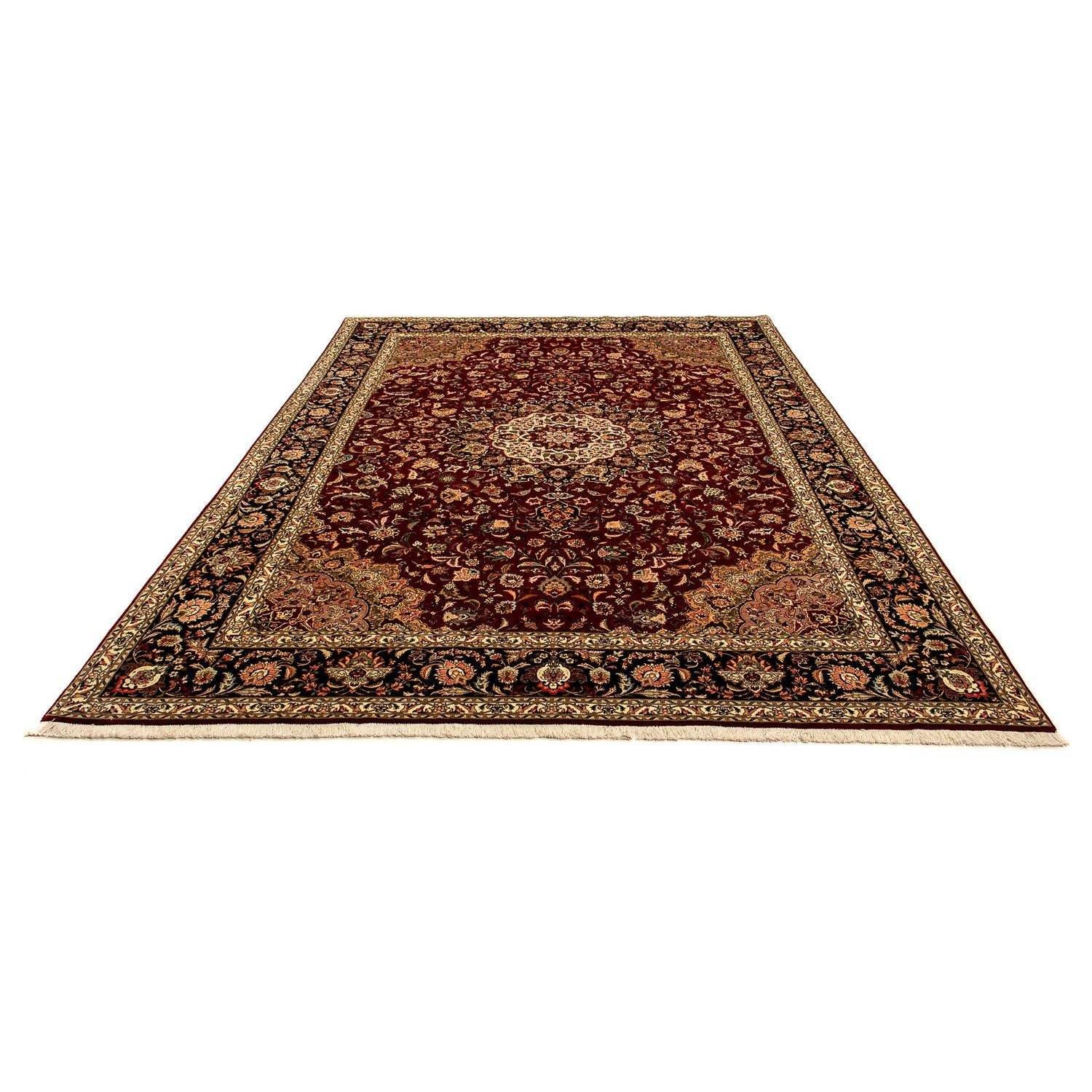 Tappeto Persero - Tabriz - Reale - 351 x 250 cm - rosso scuro