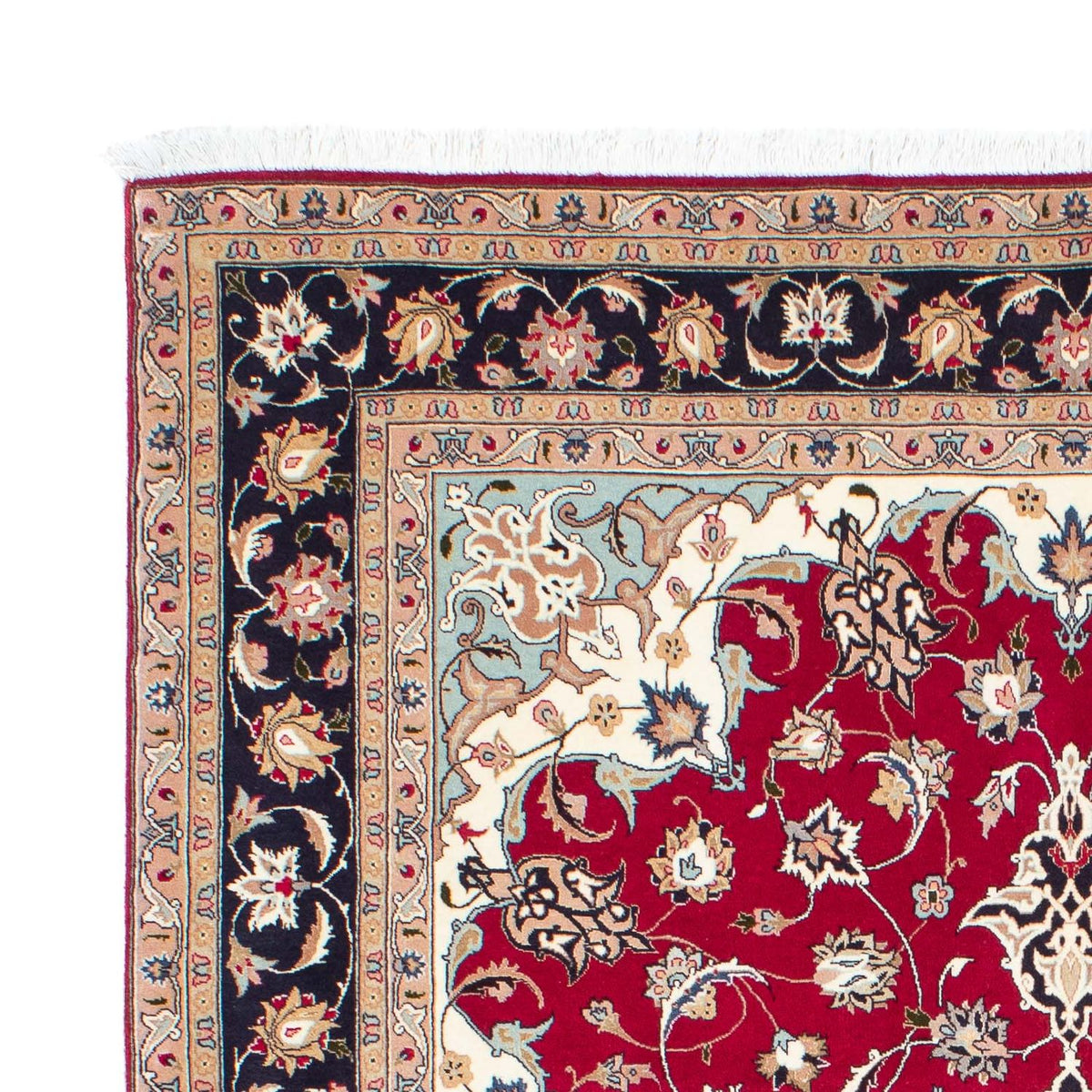 Tappeto Persero - Tabriz - Reale - 207 x 154 cm - rosso