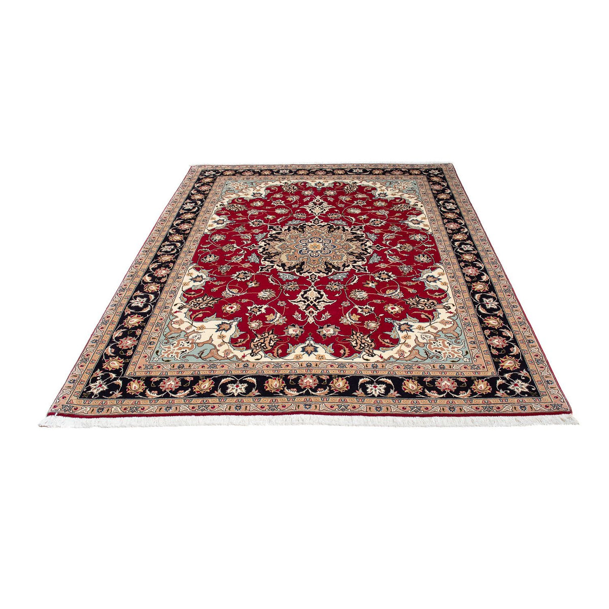 Tappeto Persero - Tabriz - Reale - 207 x 154 cm - rosso