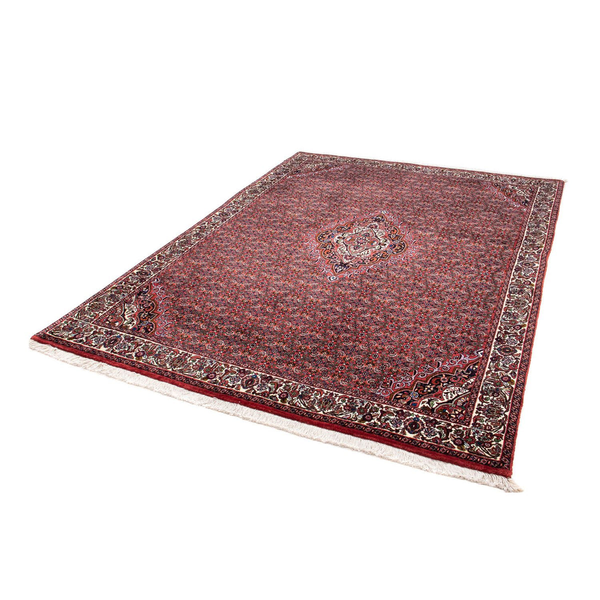 Tappeto Persero - Bidjar - 241 x 172 cm - rosso scuro