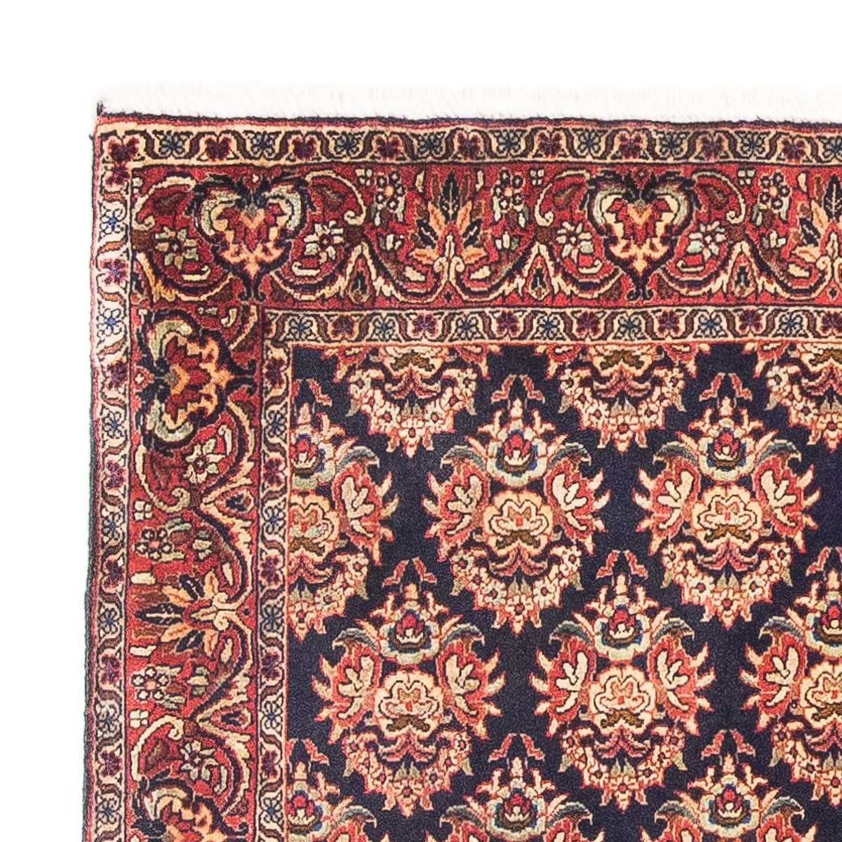 Tappeto Persero - Bidjar quadrato  - 107 x 106 cm - blu scuro