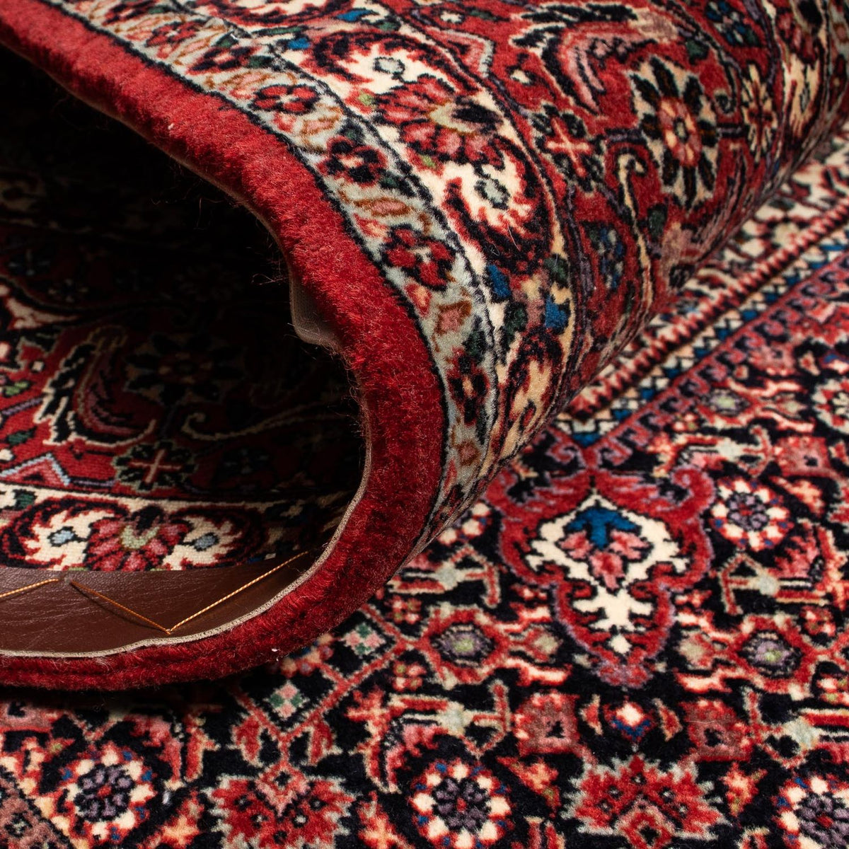 Tappeto Persero - Bidjar - 255 x 205 cm - rosso scuro