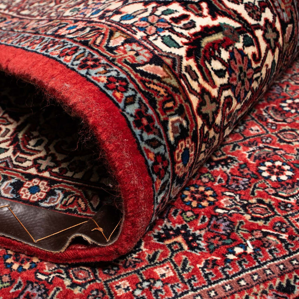 Tappeto Persero - Bidjar - 255 x 202 cm - rosso scuro