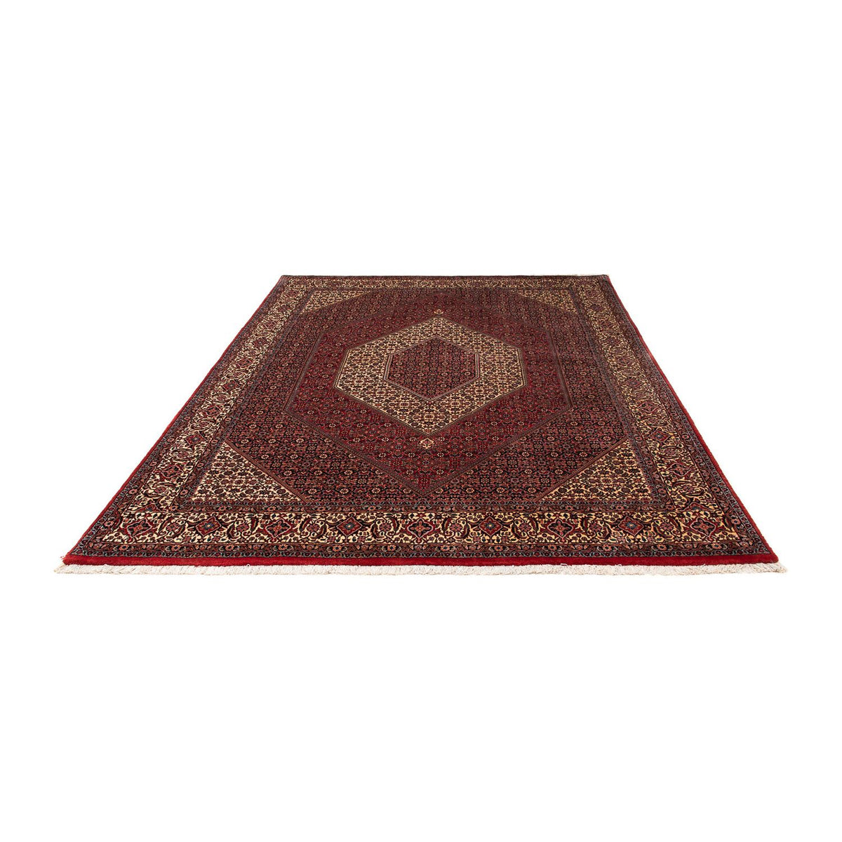 Tappeto Persero - Bidjar - 255 x 202 cm - rosso scuro