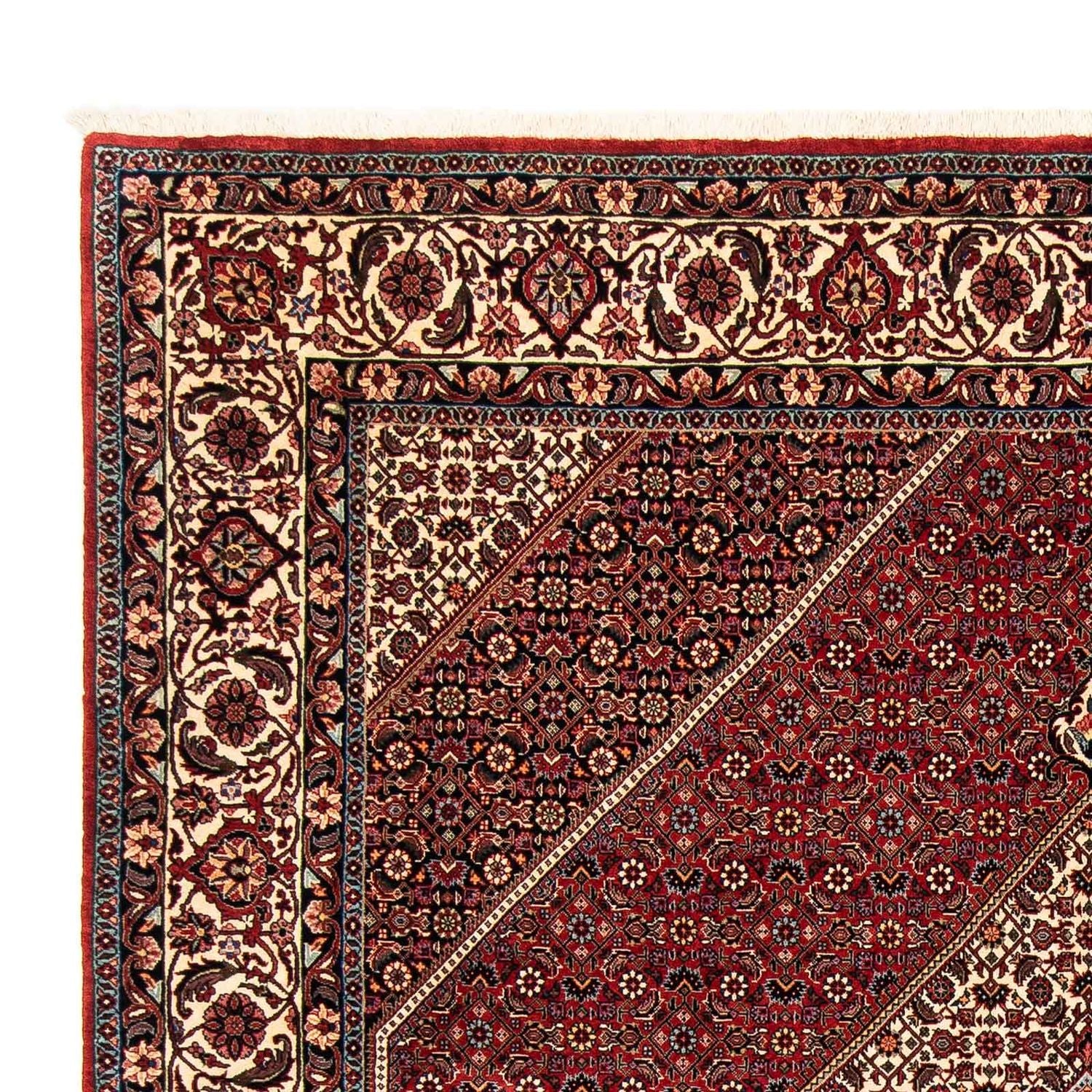 Tappeto Persero - Bidjar - 252 x 205 cm - rosso scuro