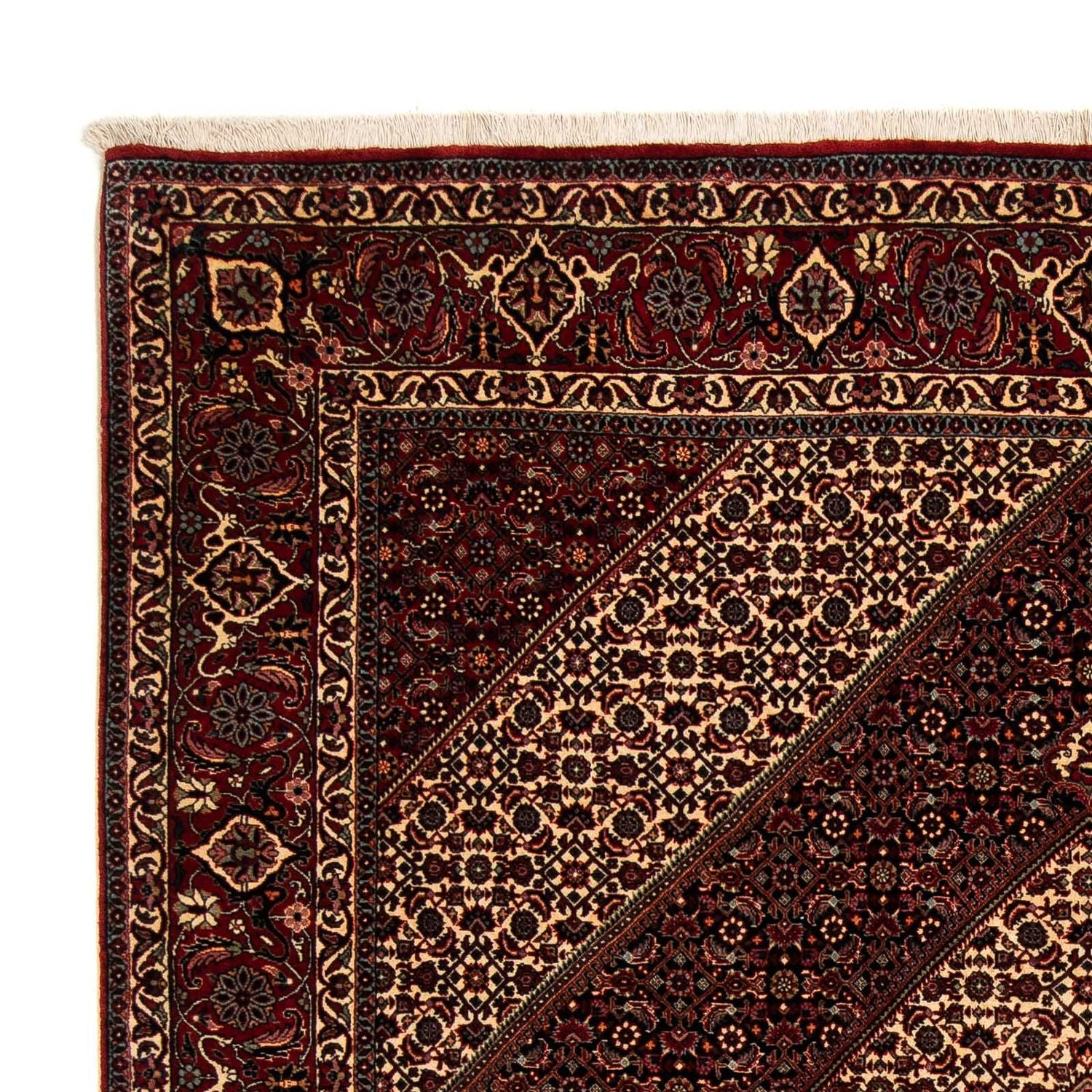 Tappeto Persero - Bidjar - 262 x 203 cm - rosso scuro