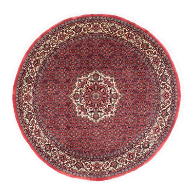 Tappeto Persero - Bidjar rotondo  - 155 x 155 cm - rosso scuro
