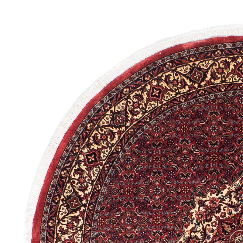 Tappeto Persero - Bidjar rotondo  - 155 x 155 cm - rosso scuro