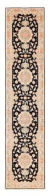 Tappeto corsia Tappeto Persero - Tabriz - Reale - 419 x 87 cm - blu scuro