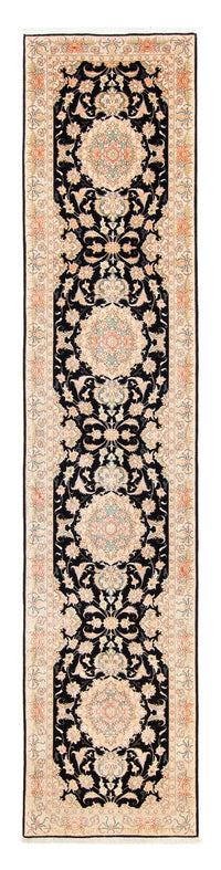 Tappeto corsia Tappeto Persero - Tabriz - Reale - 419 x 87 cm - blu scuro