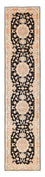 Tappeto corsia Tappeto Persero - Tabriz - Reale - 419 x 87 cm - blu scuro