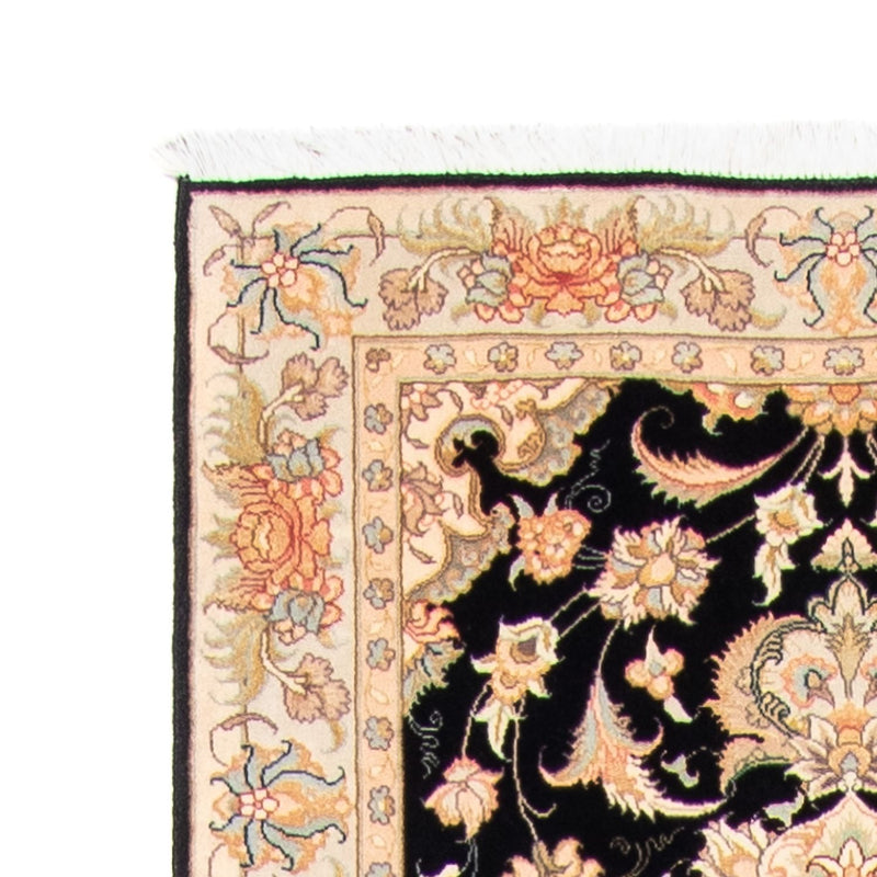 Tappeto corsia Tappeto Persero - Tabriz - Reale - 419 x 87 cm - blu scuro