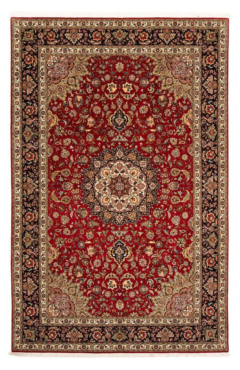 Tappeto Persero - Tabriz - Reale - 300 x 202 cm - rosso scuro