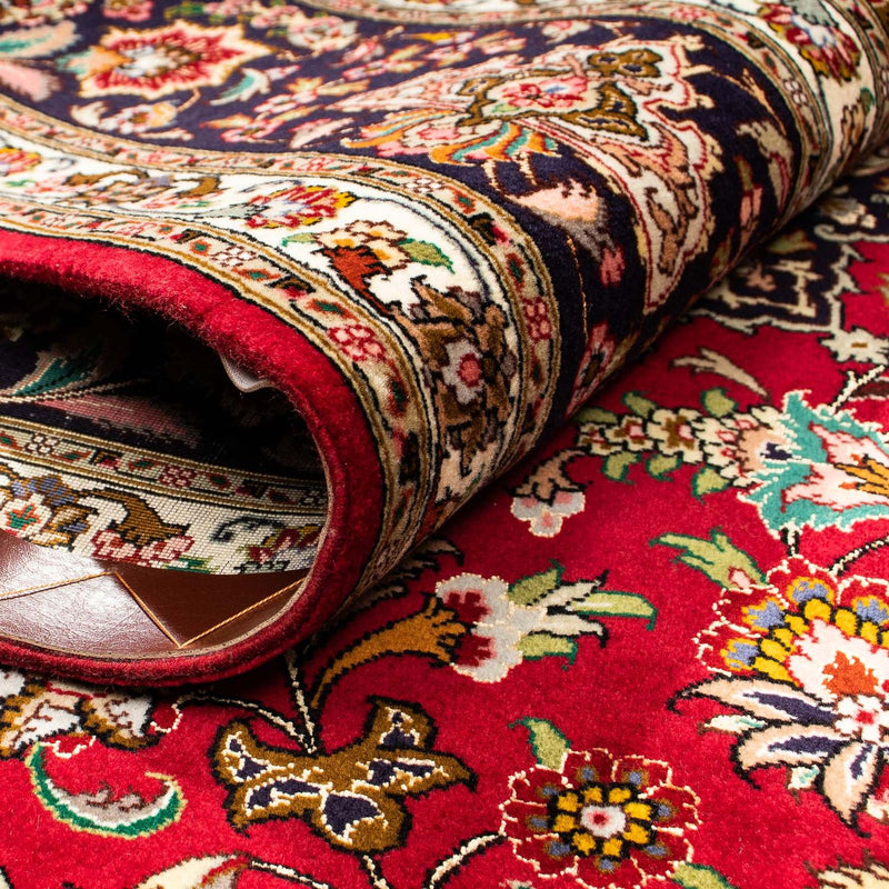 Tappeto Persero - Tabriz - Reale - 300 x 202 cm - rosso scuro