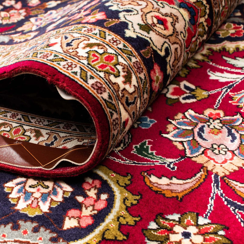 Tappeto Persero - Tabriz - Reale - 300 x 202 cm - rosso scuro