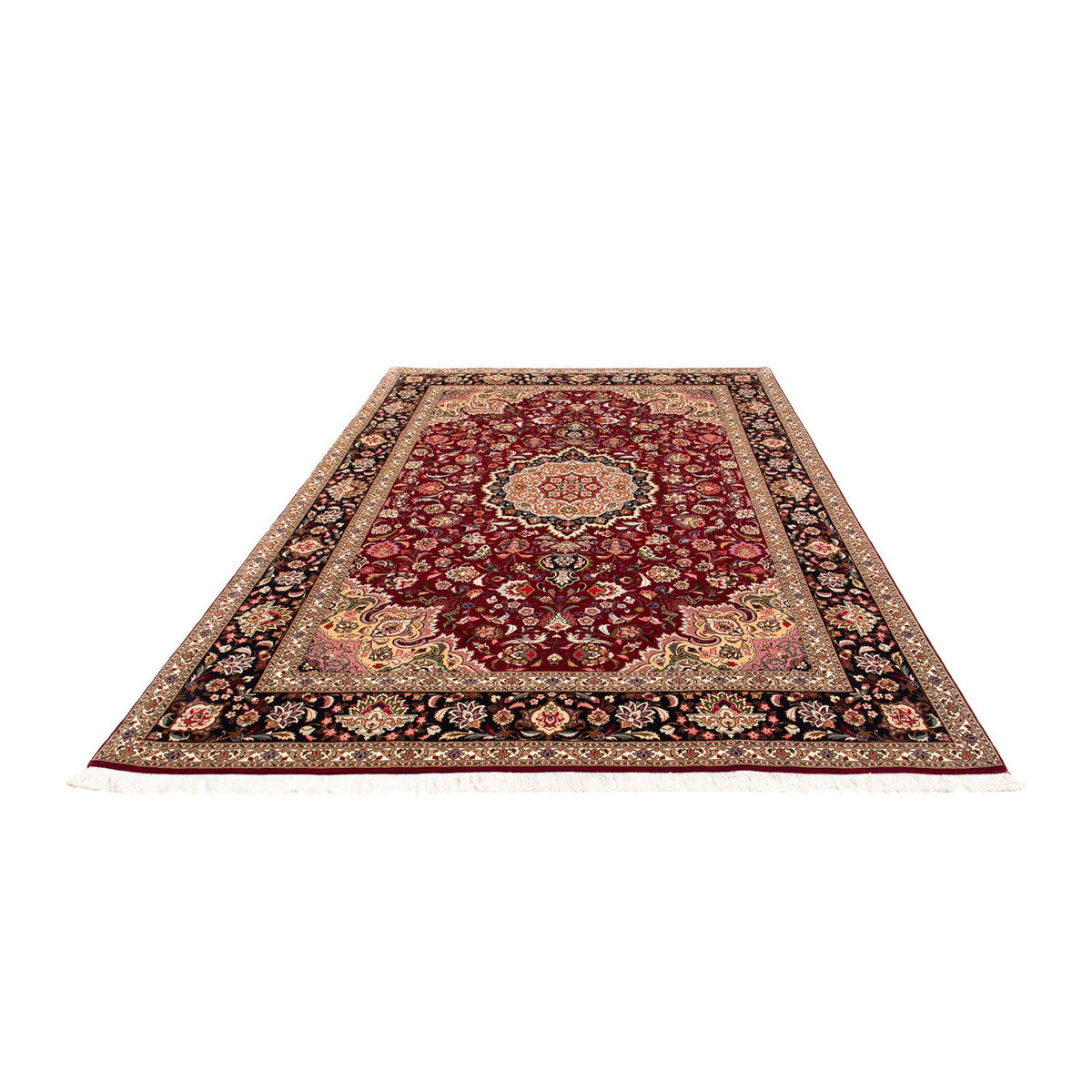 Tappeto Persero - Tabriz - Reale - 300 x 202 cm - rosso scuro