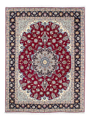 Tappeto Persero - Tabriz - Reale - 207 x 155 cm - rosso scuro