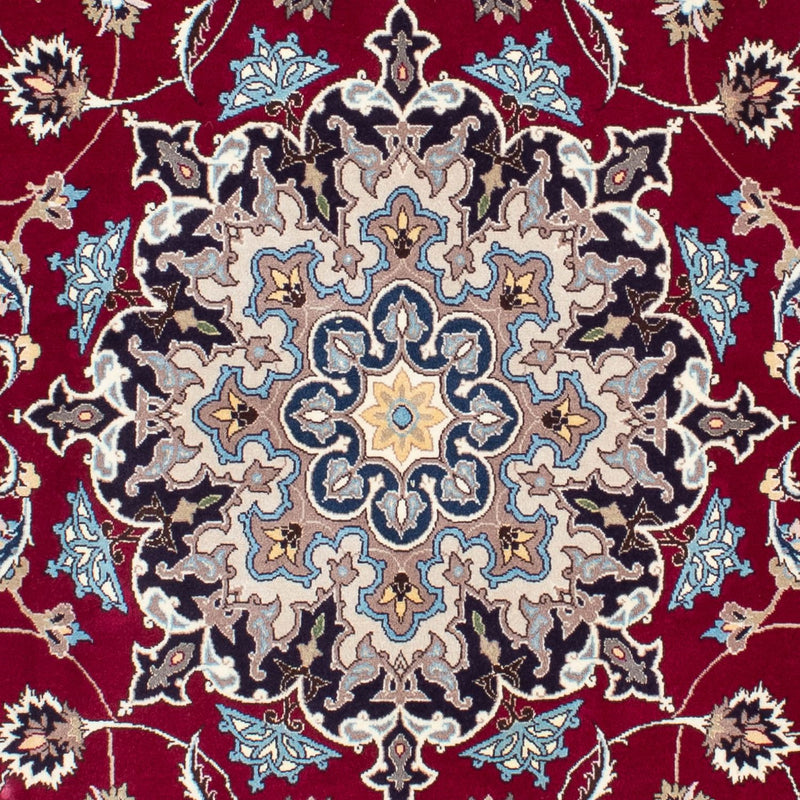 Tappeto Persero - Tabriz - Reale - 207 x 155 cm - rosso scuro