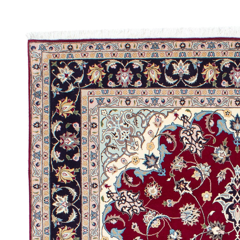 Tappeto Persero - Tabriz - Reale - 207 x 155 cm - rosso scuro