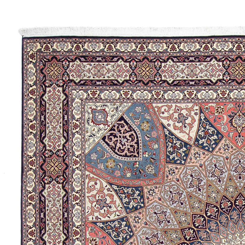 Tappeto Persero - Tabriz - Reale quadrato  - 257 x 255 cm - marrone chiaro