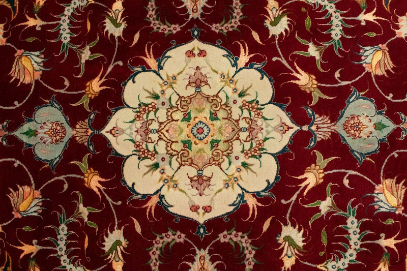 Tappeto Persero - Tabriz - Reale - 150 x 101 cm - rosso