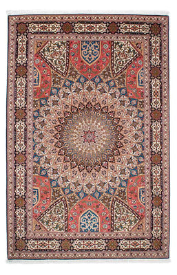 Tappeto Persero - Tabriz - Reale - 252 x 167 cm - marrone chiaro