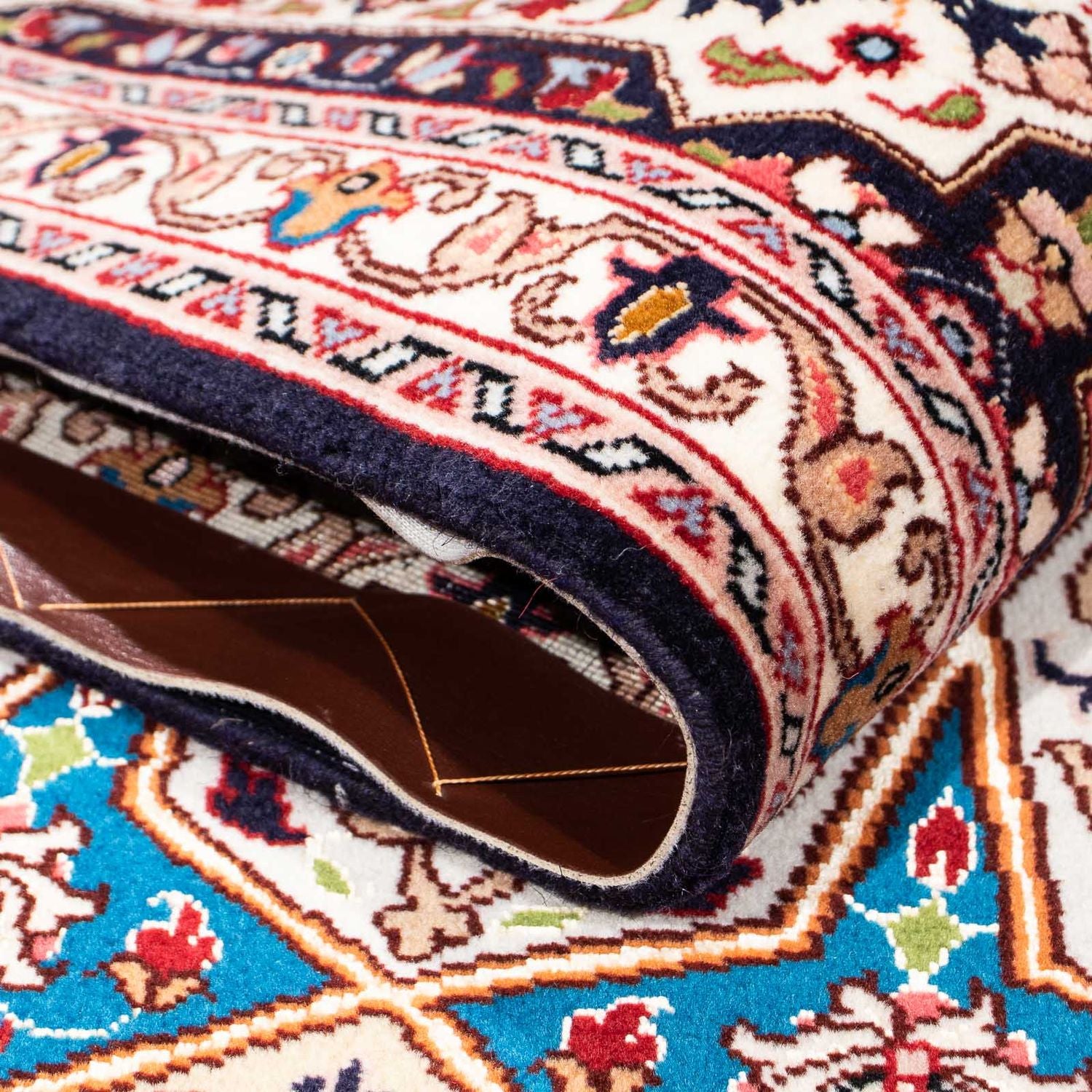 Tappeto Persero - Tabriz - Reale - 252 x 167 cm - marrone chiaro